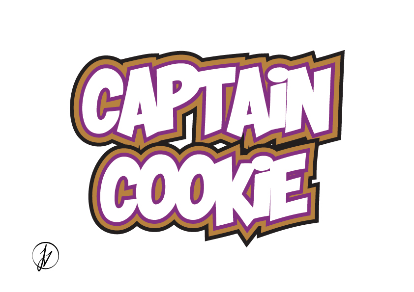 Captain Cookie Logo Secondaire - Jess