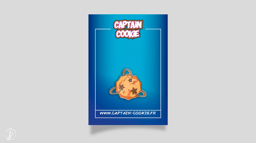 Pins promotionnel Captain Cookie - Jess