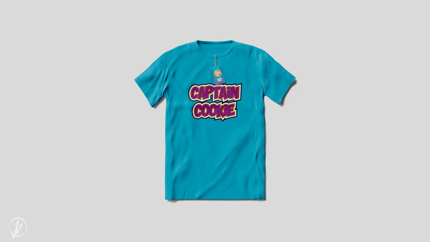 Tshirt promotionnel Captain Cookie - Jess